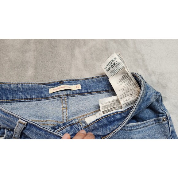 Levi’s 721 High Rise Skinny Jeans Stretch Women’s Size 29X24 - Picture 6 of 8